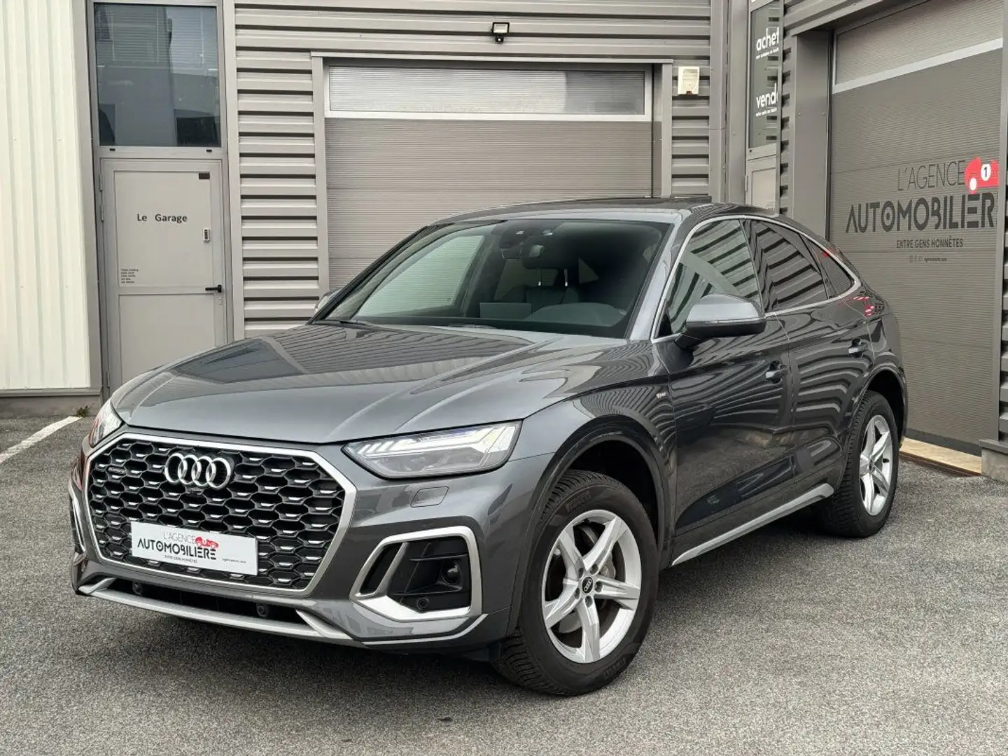 Audi Q5 40 TDI 204 QUATTRO S LINE S-TRONIC 7 Gris - 1