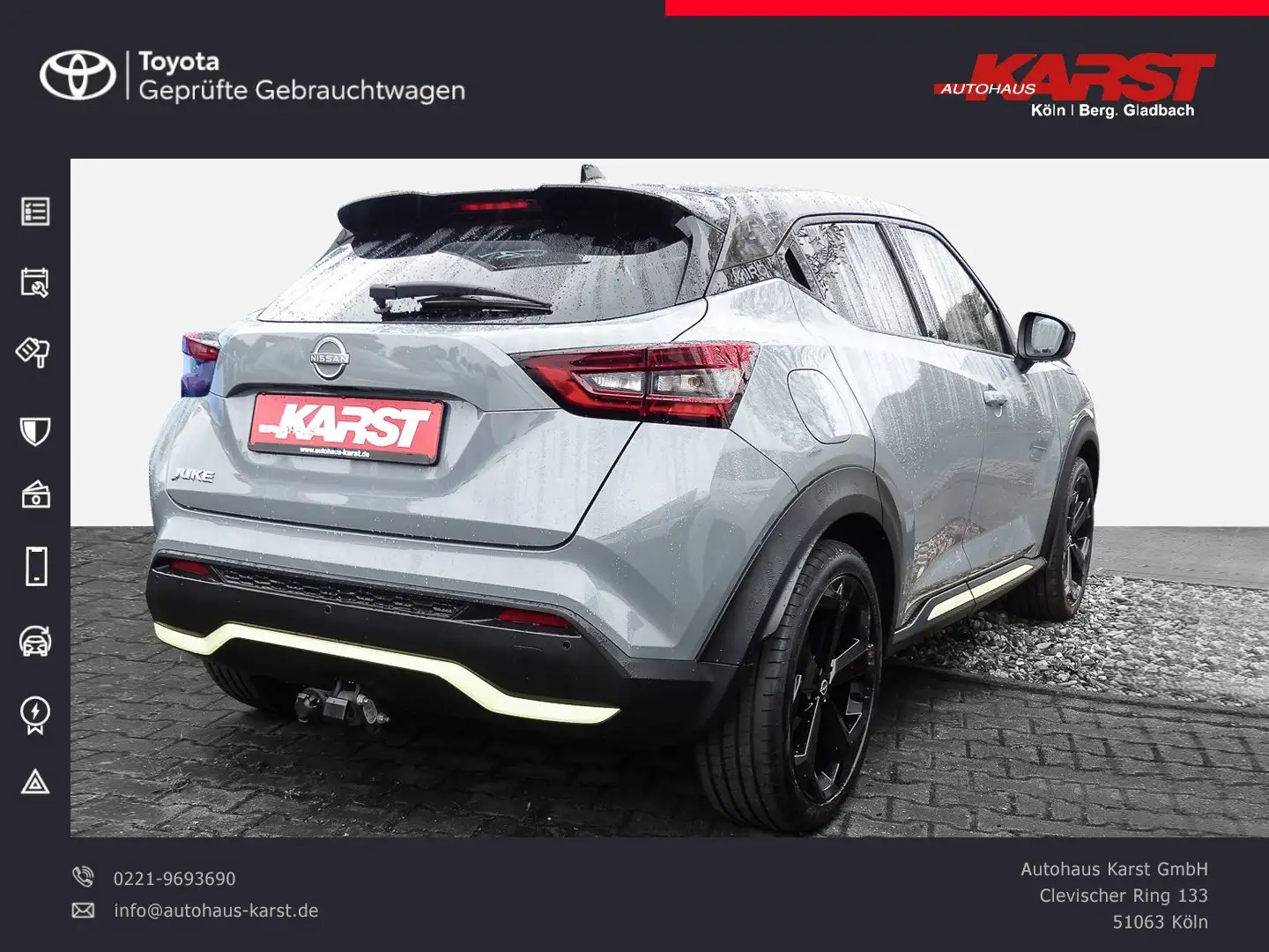 Nissan Juke 1.0 DIG-T DCT KIIRO *Sondermodell* AHK Schwarz - 2