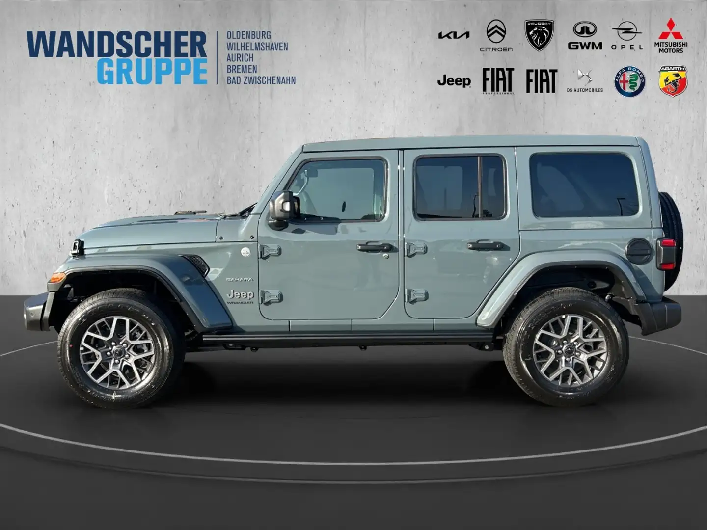 Jeep Wrangler Sahara 2.0l TGDI SKY ONE-TOUCH TOP Grau - 2