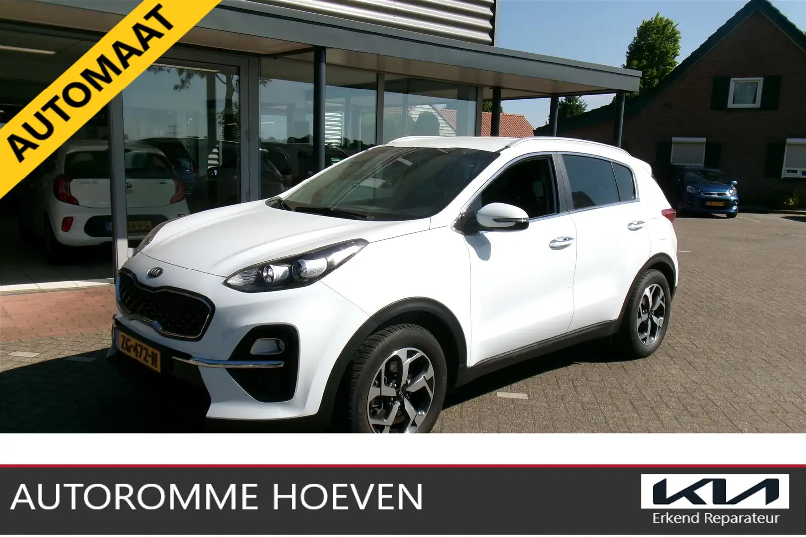 Kia Sportage 1.6 Turbo177pk 4x4 AUTOMAAT DynamicLine Trekhaak Blanco - 1