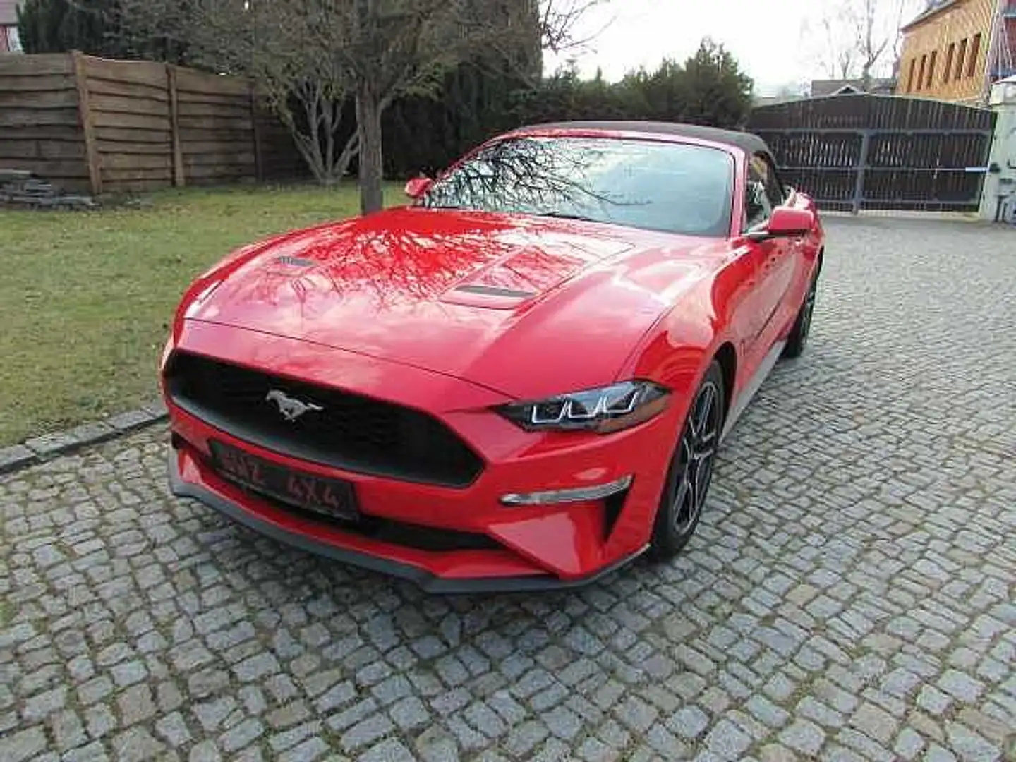 Ford Mustang Cabrio  2,3 l Ecoboost Automatic Cabrio Navi Ecobo Piros - 1