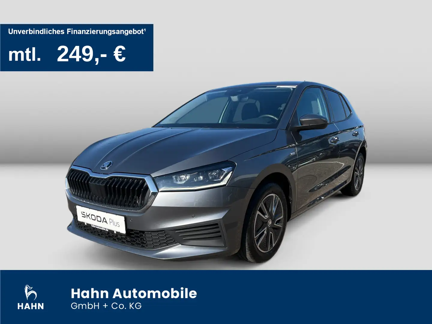 Skoda Fabia 1.0TSI Tour AHK Bluetooth LED PDC Sitzheiz Gris - 1