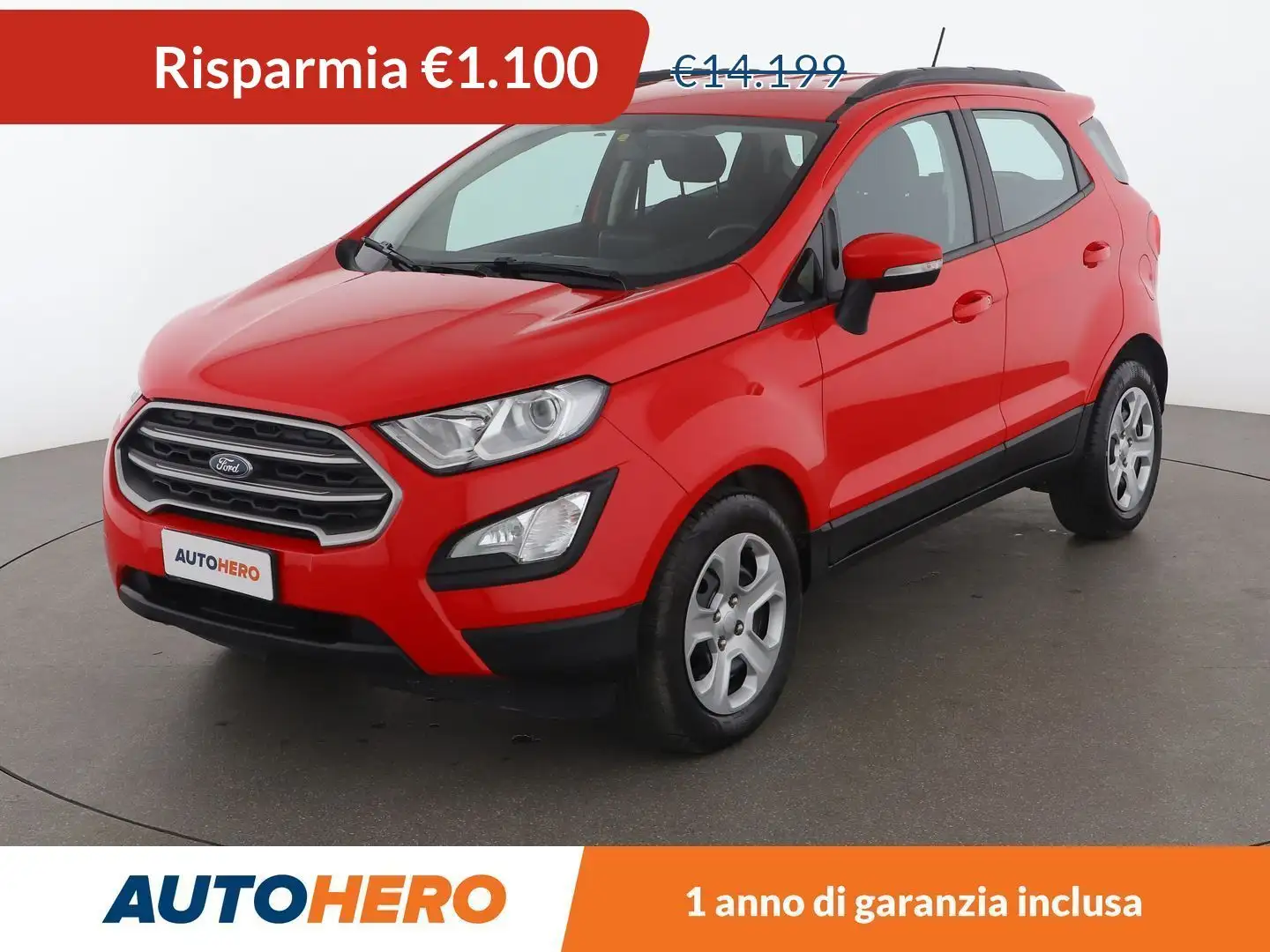 Ford EcoSport 1.0 EcoBoost Plus Rosso - 1