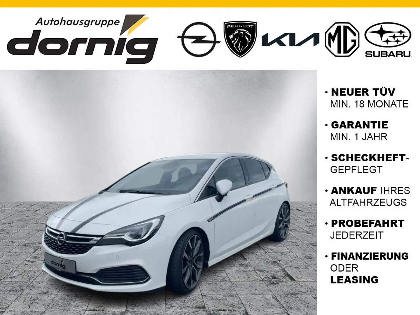 Opel Astra K 5T Dynamic 1.4 Turbo,Kamera Blanco - 1