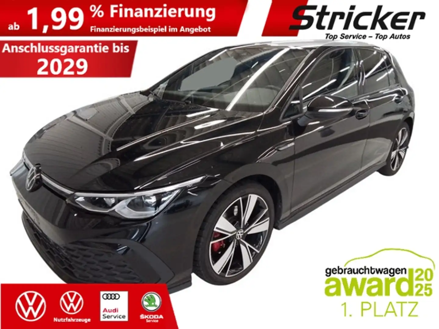 Volkswagen Golf GTD 2.0TDI DSG 307,-ohne Anzahlung App-Connect Ka Schwarz - 2
