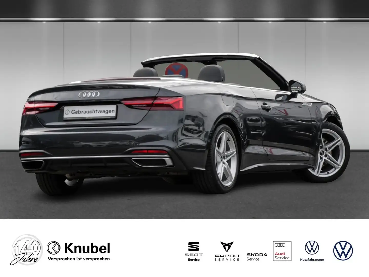 Audi A5 Cabrio advanced 40 TDI S tronic Nav+ AHK RKamer... Grau - 2