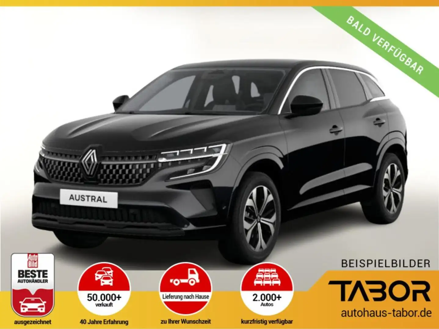 Renault Austral Techno Mild Hybrid 160 Automatik Massage Schwarz - 1