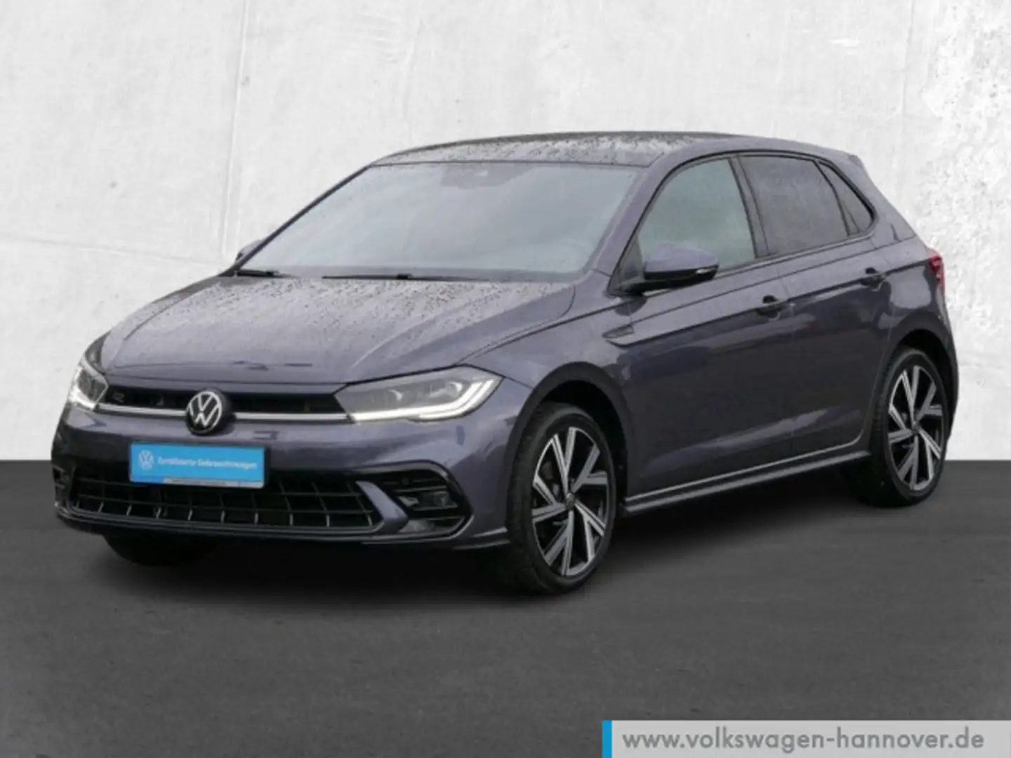 Volkswagen Polo 1.0 TSI DSG R-Line Pano LED DigCockpit PDC Grau - 2