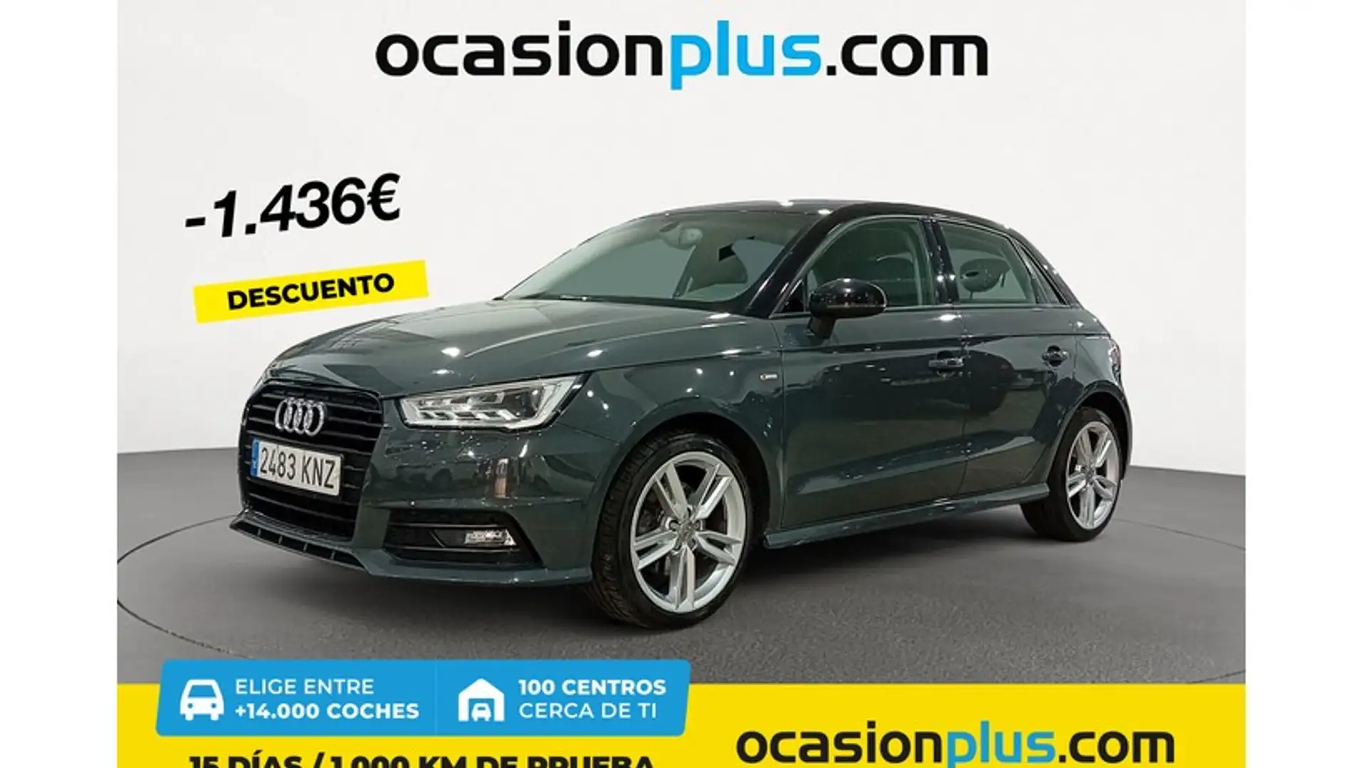 Audi A1 Sportback 1.6TDI Adrenalin Gris - 1