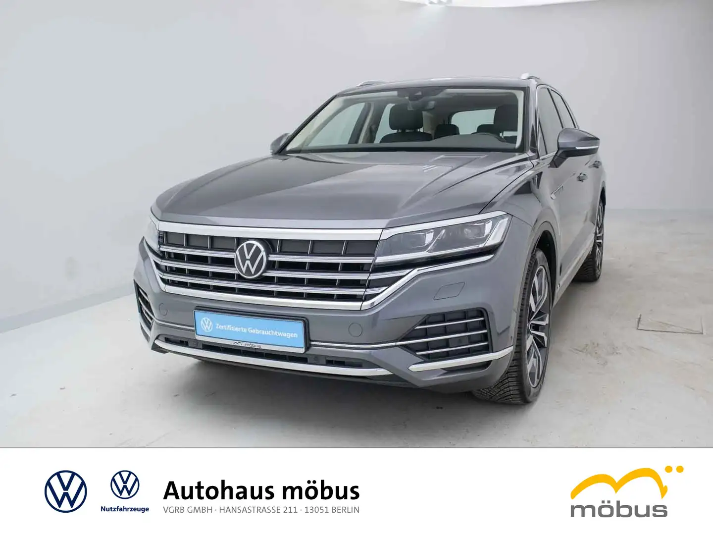 Volkswagen Touareg 3.0 V6 TDI 4M*DSG*APP*LED*NAV*RFK*LUFT* Grau - 2