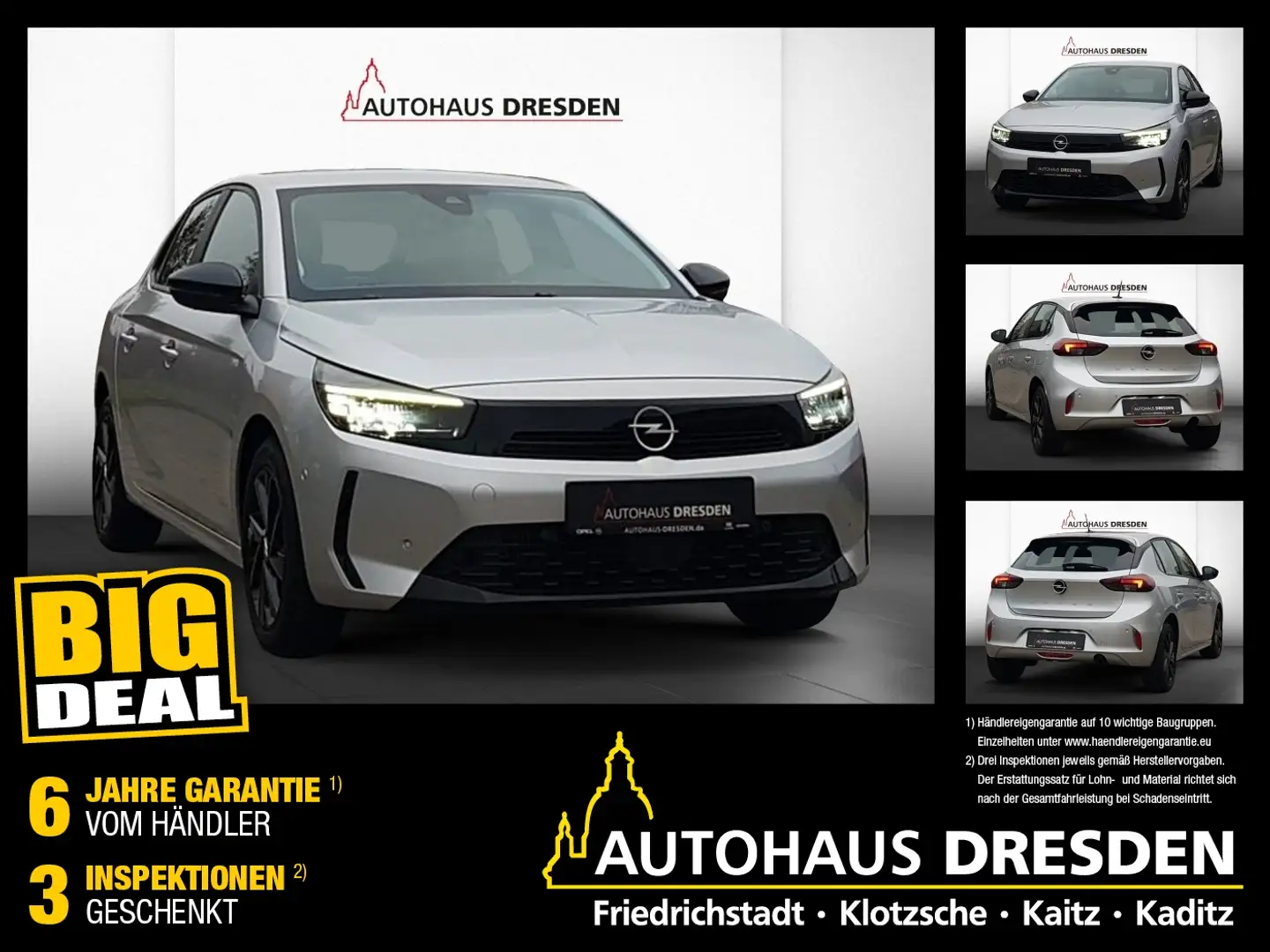 Opel Corsa F 1.2 Turbo *LED*DAB*SHZ*PDC*KAM* Grau - 1