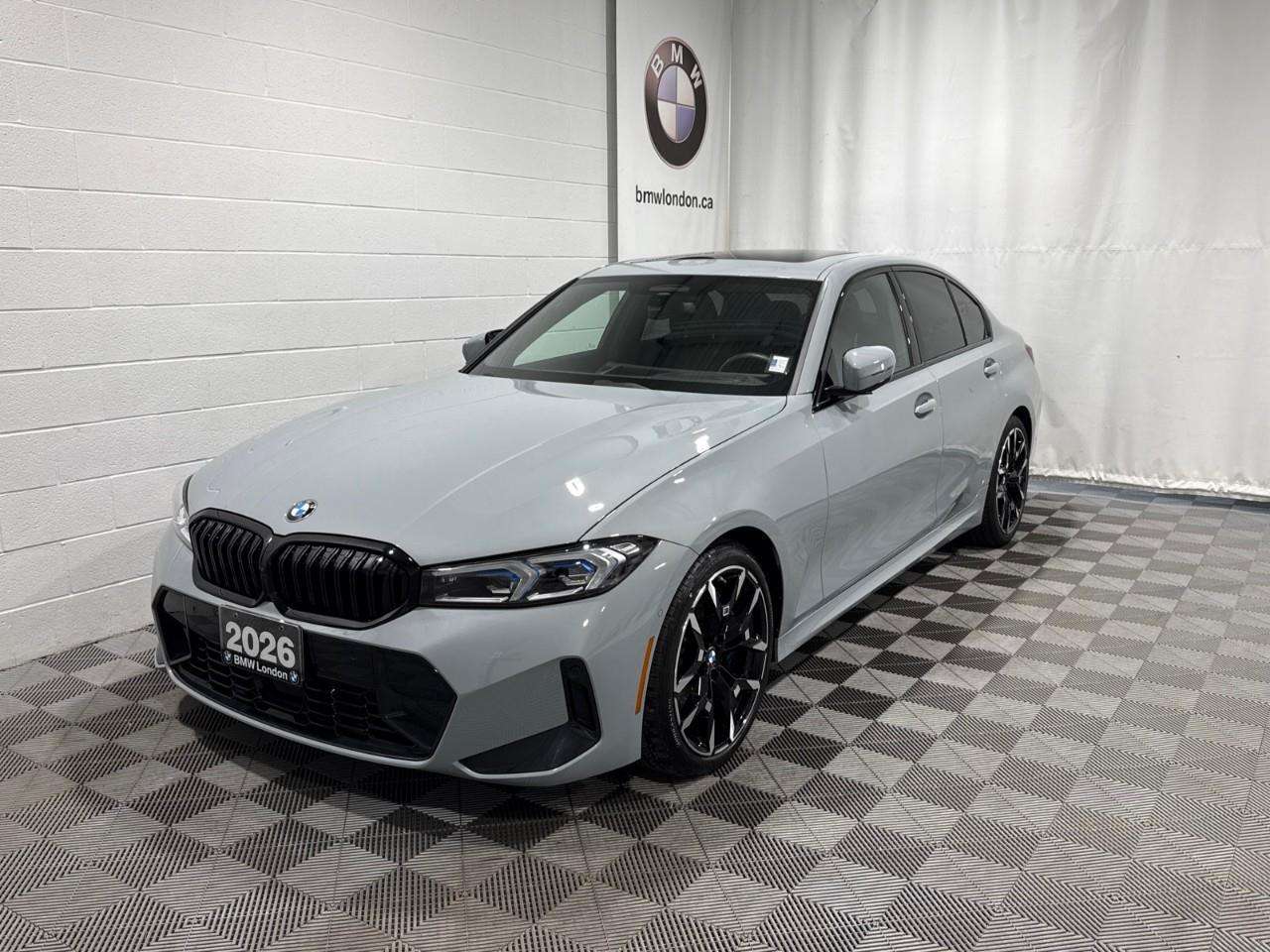 2026 BMW 3 Series Brooklyn grey / Black Remote engine startM Sports