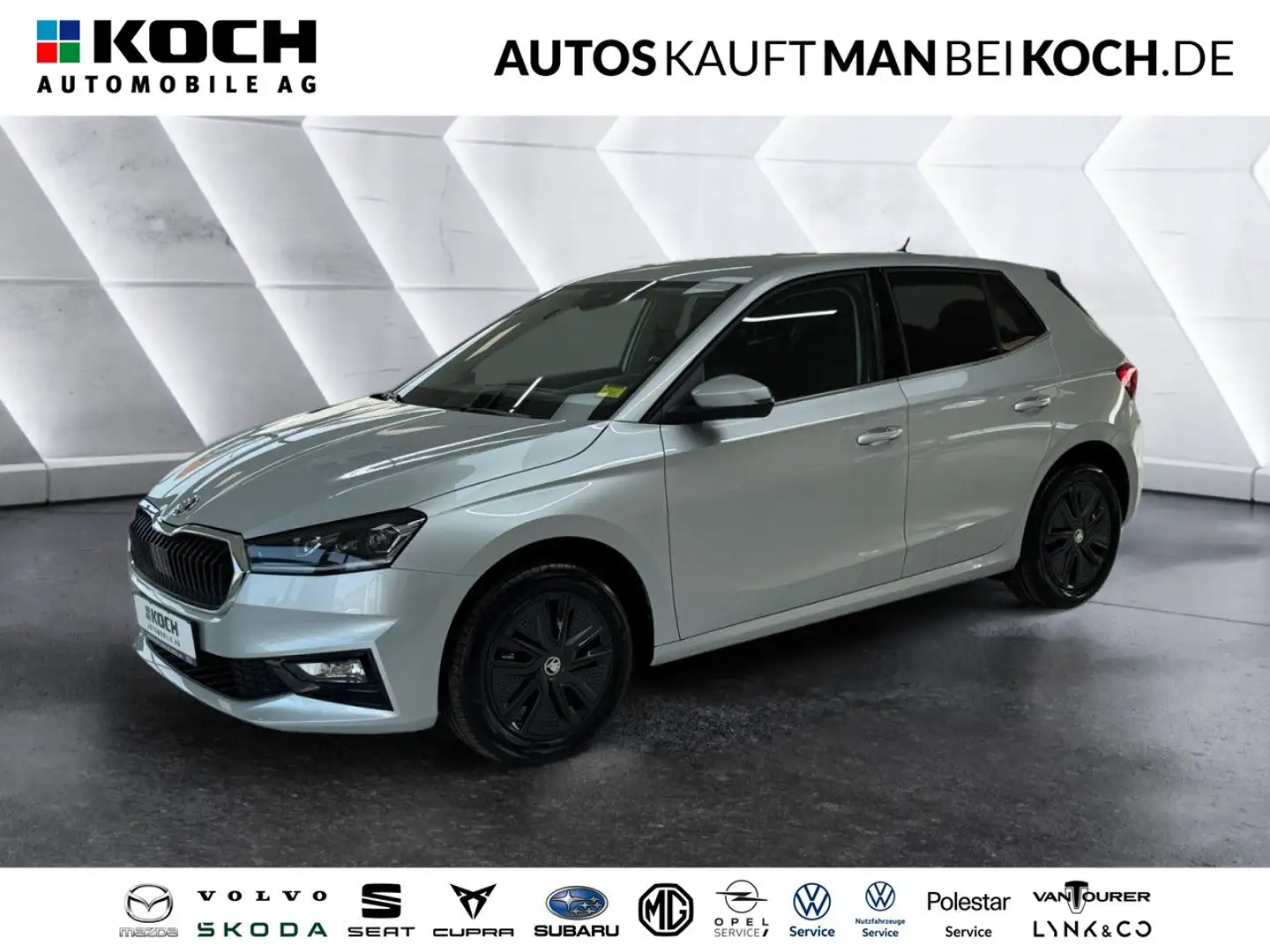 Skoda Fabia 1.0 TSI DSG Selection LED ACC LM Sitzh. Silber - 1
