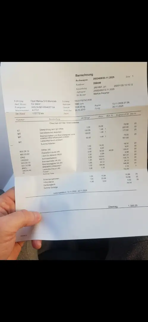 Opel Meriva 1,7 CDTI Cosmo DPF Aut. - 1