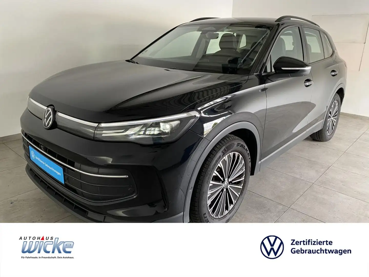 Volkswagen Tiguan 1.5 eTSI DSG Goal NAVI KLIMA LED AHK ACC RE Schwarz - 1