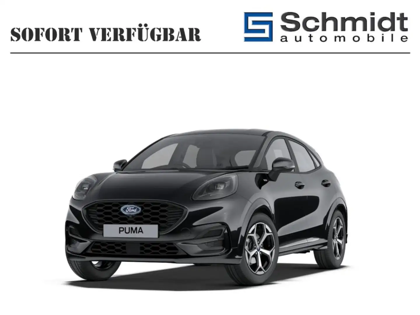 Ford Puma ST-Line 5-türig 1,0L Ecoboost 125PS A FWD Schwarz - 1