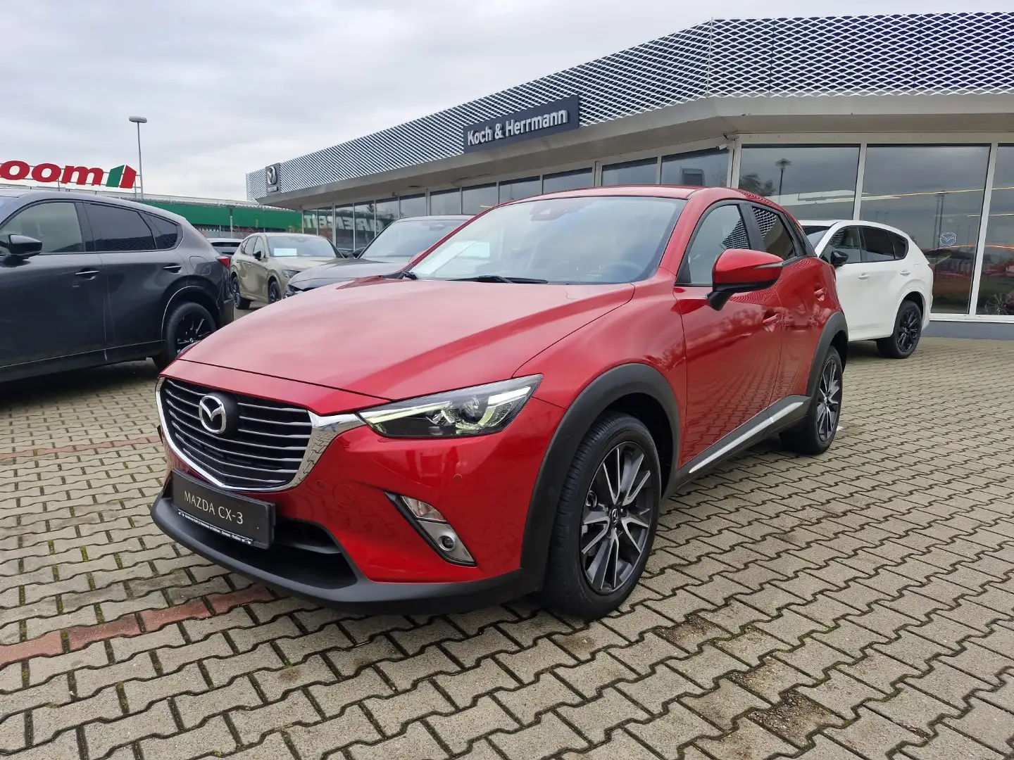 Mazda CX-3 SKYACTIV-G 120 Automatik Sportsline Rouge - 1