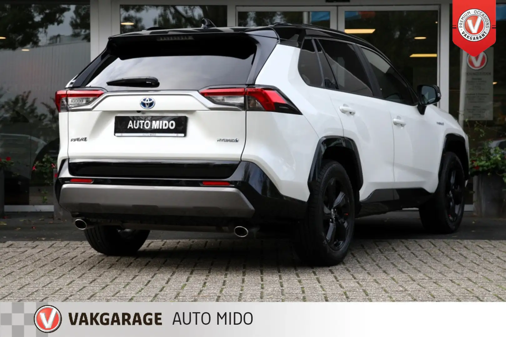 Toyota RAV 4 2.5 Hybrid Bi-Tone Automaat -BJ dec 2019- 1e eigen Wit - 2