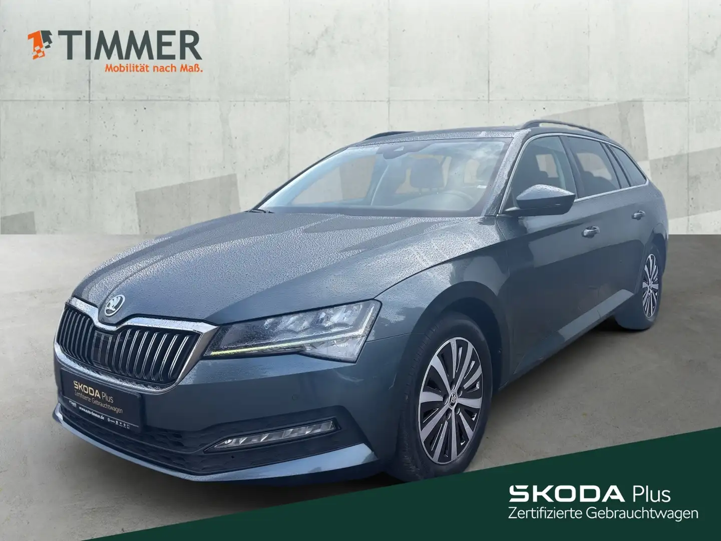 Skoda Superb Combi 2.0 TDI DSG *LED *ACC *PANO *NAVI *SHZ *APP Grau - 1