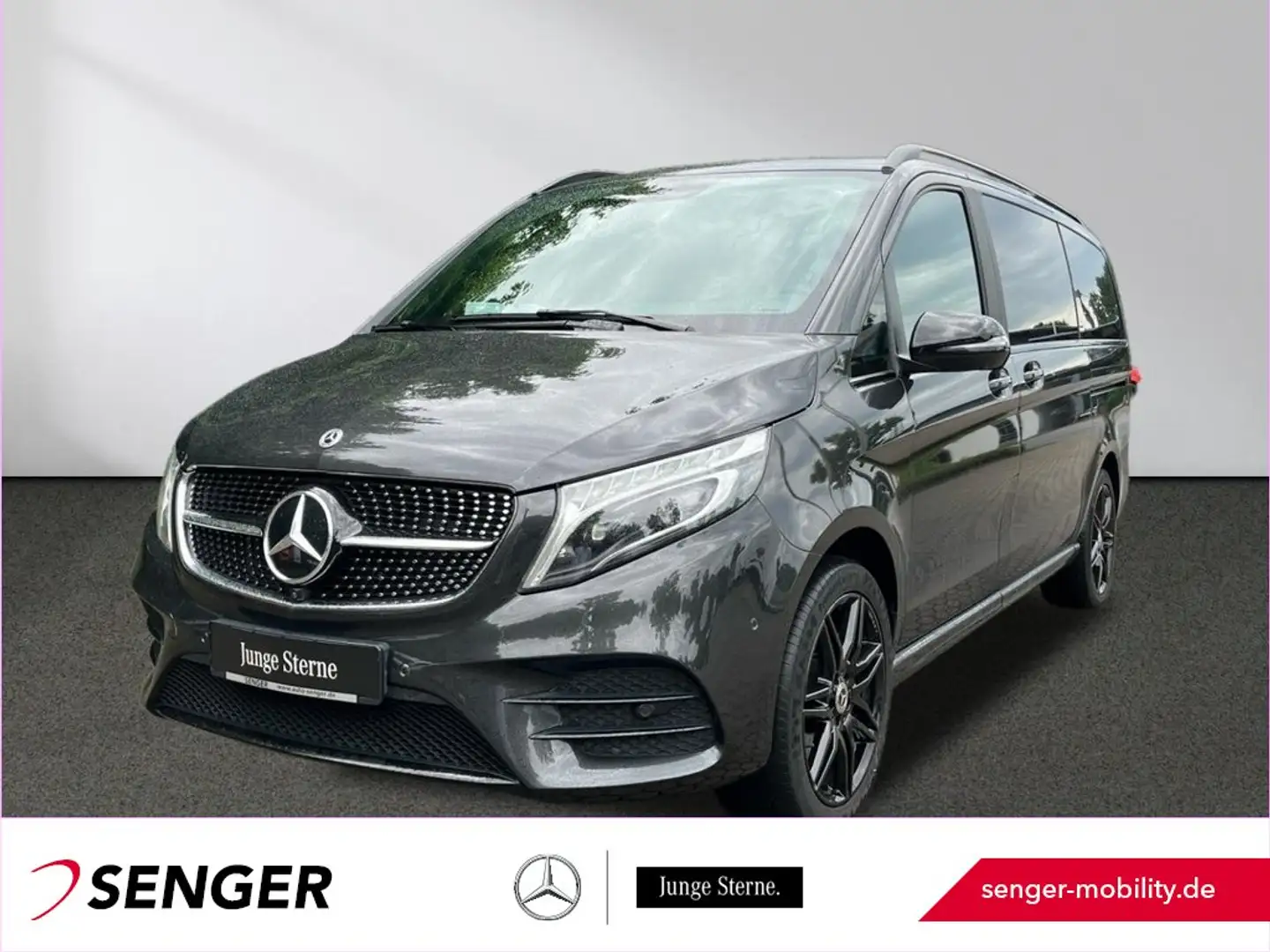 Mercedes-Benz V 300 d Edition Exclusive 4x4 lang AMG Pano 360° Gris - 1