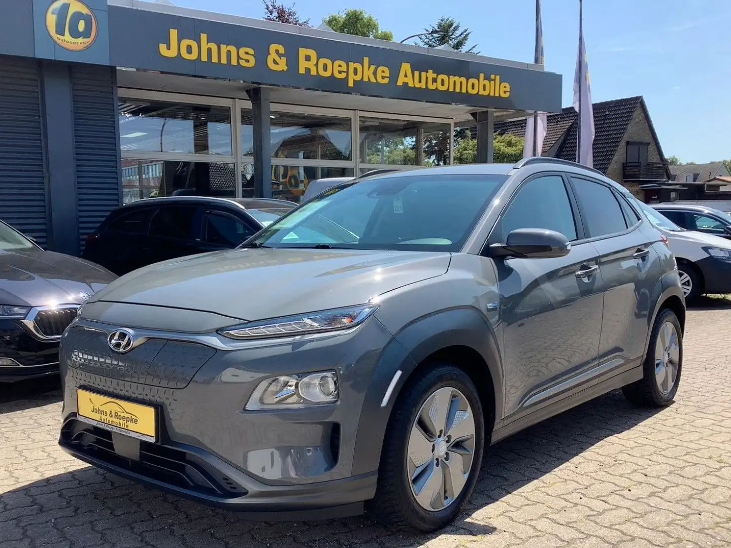 Hyundai KONA Elektro Trend / ALLWETTERREIFEN / NAVI Gris - 1