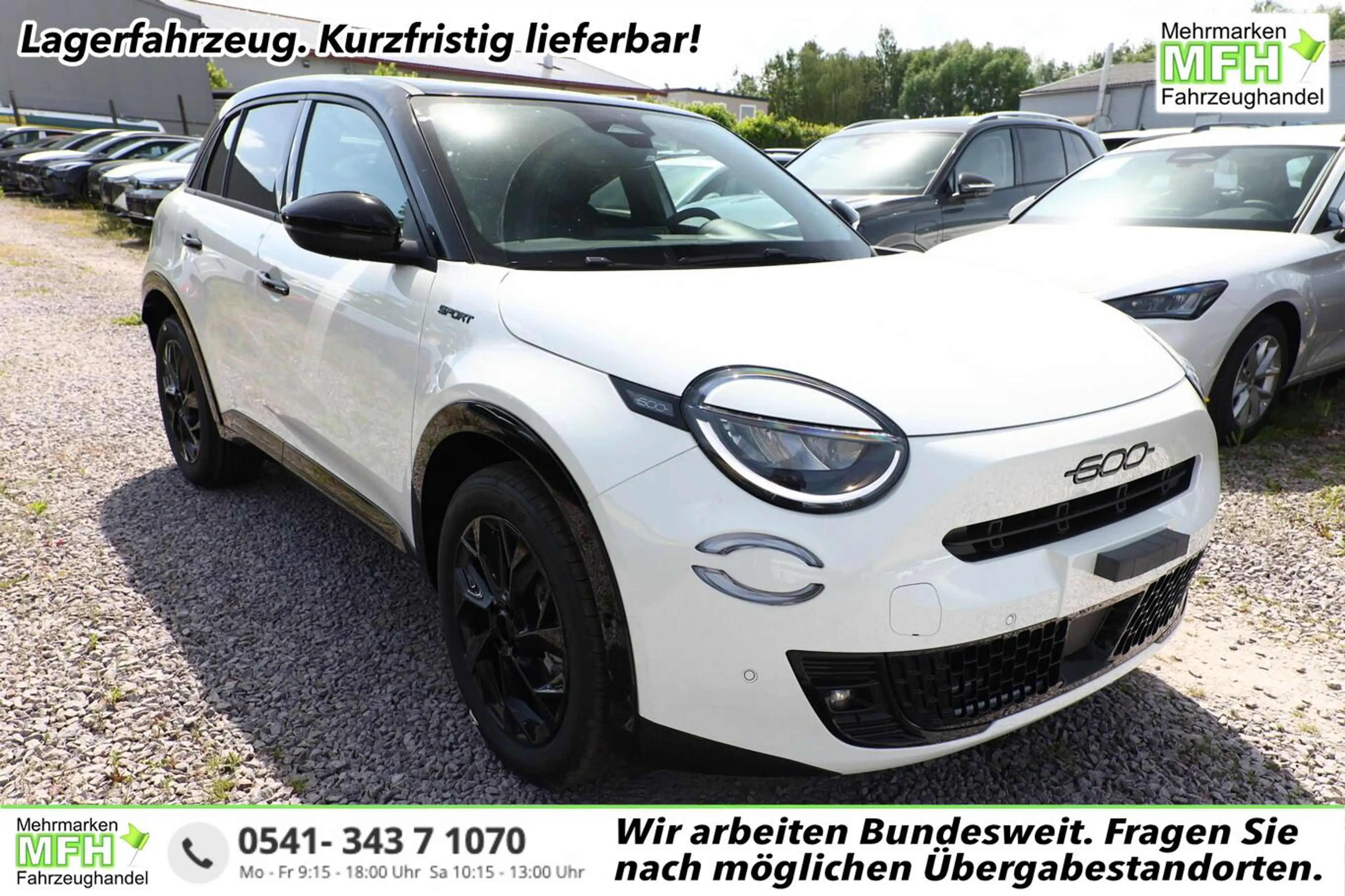 Fiat 600 Sport Hybrid SHZ ACC Kam Keyl PDC PrivG Bi-C 10...