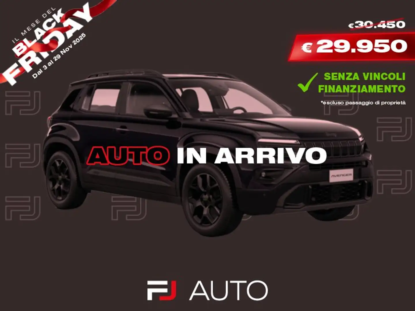 Jeep Avenger 1.2 t. e-hybrid mhev Upland 4xe 145cv EDCT6 Zwart - 1