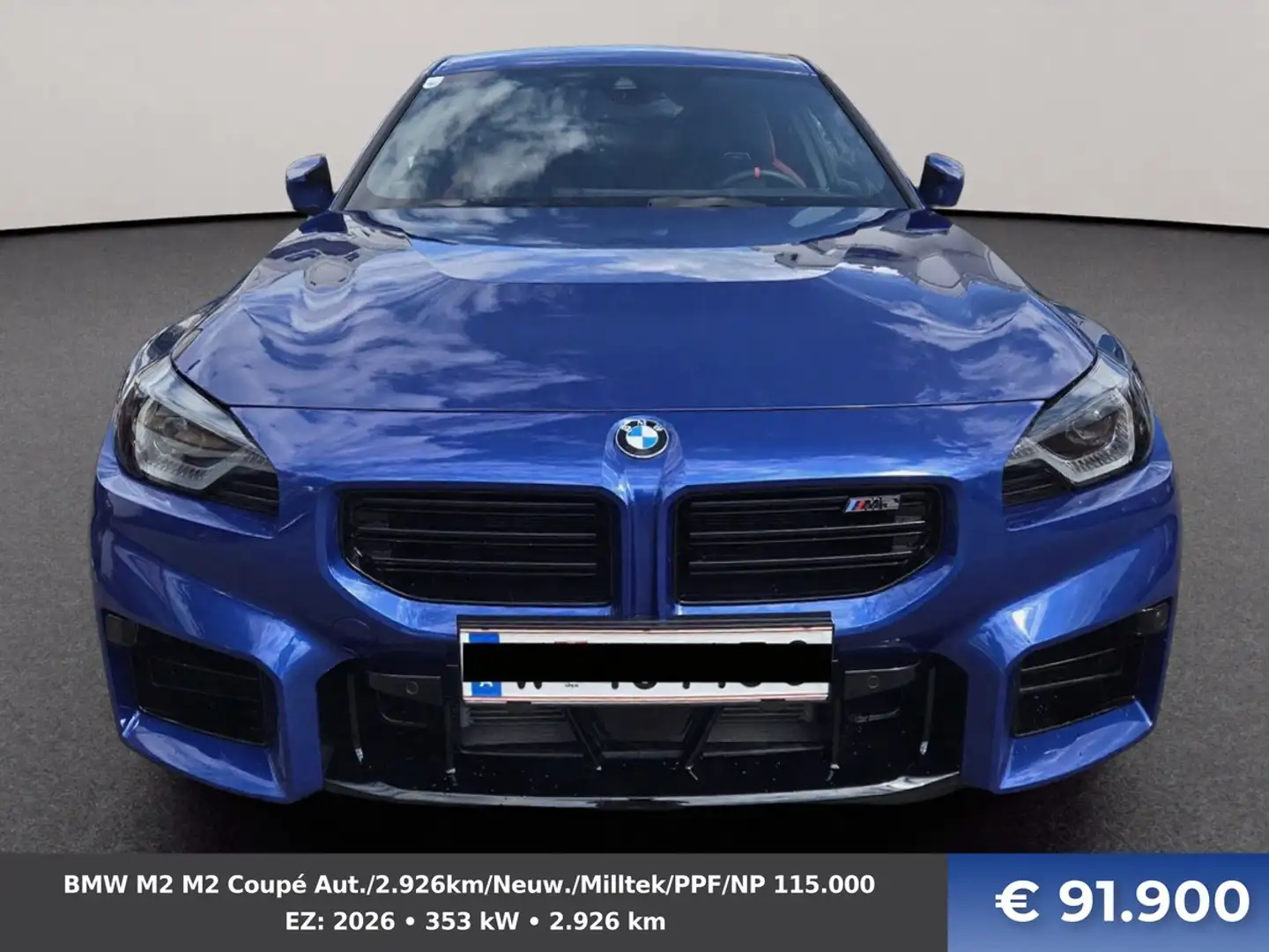 BMW M2 M2 Coupé Aut./2.926km/Neuw./Milltek/PPF/NP 115.000 Blau - 2