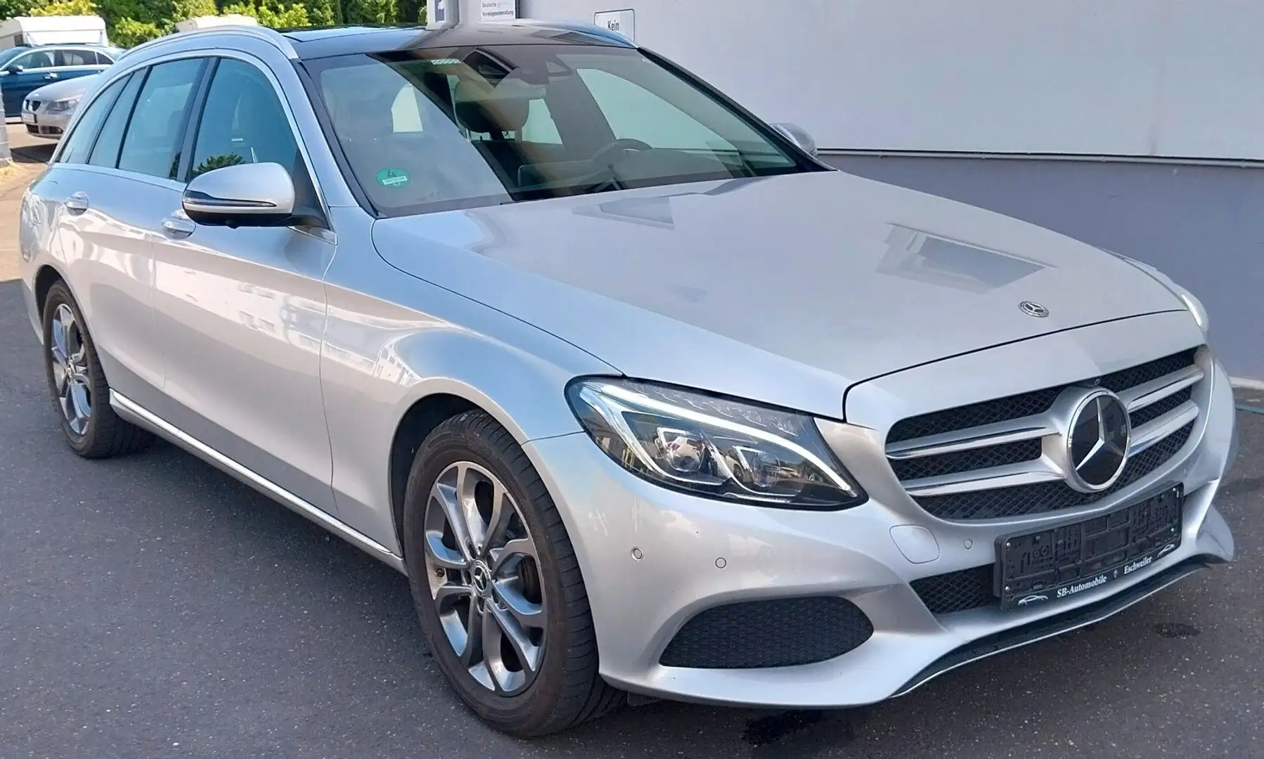 Mercedes-Benz C 250 d BlueTec 4Matic Pano HUD AHK 1.HD. Scheckh Silber - 1