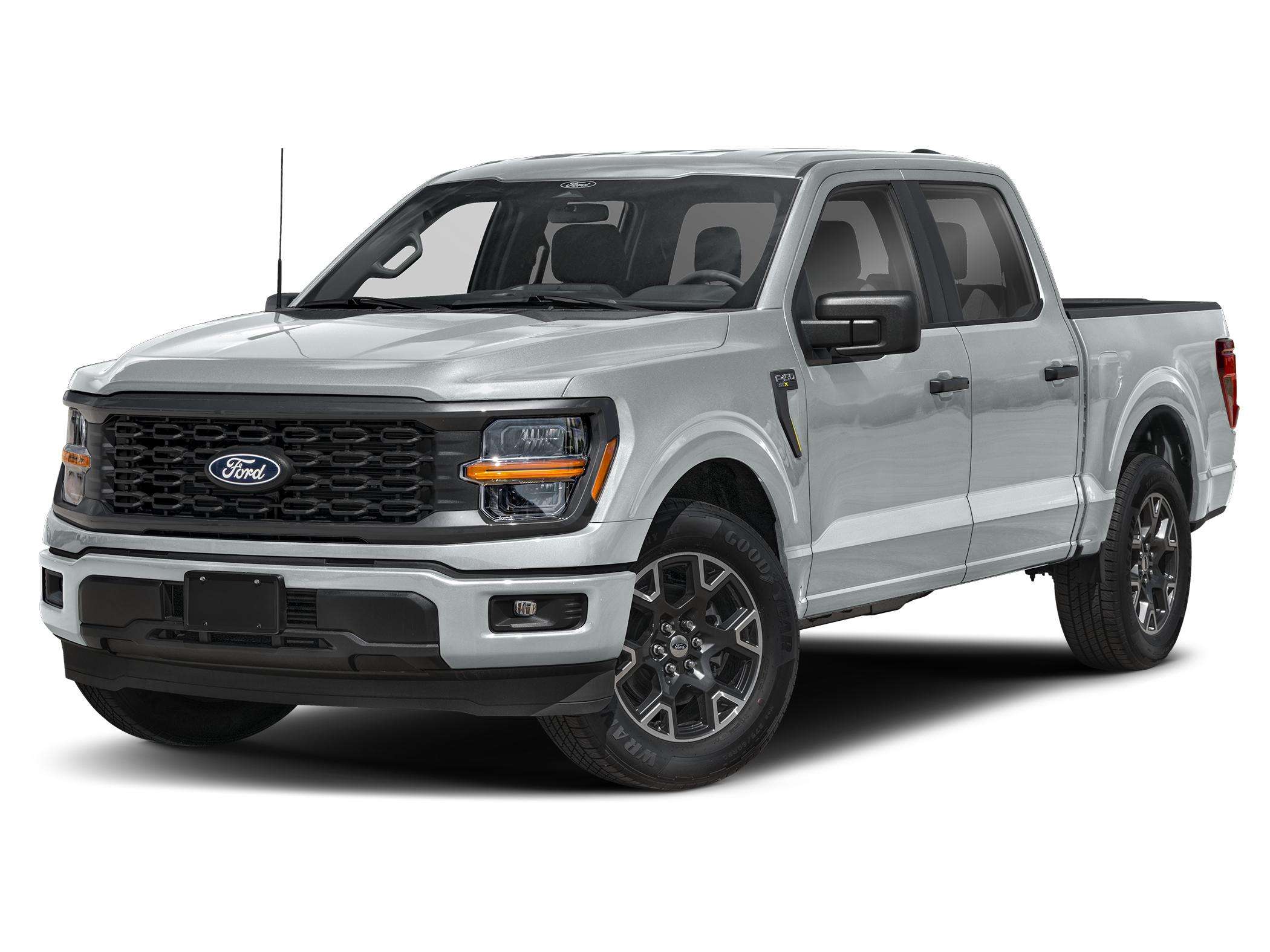 Gray 2024 Ford F-150 Pickup Truck Four-Wheel Drive Automatic