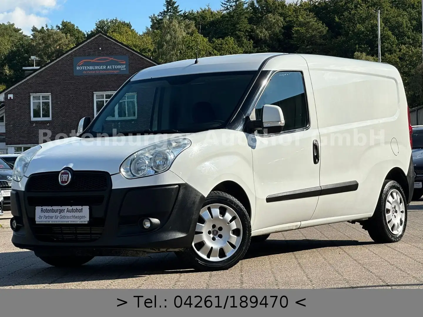 Fiat Doblo SX 1.3*MAXI*KASTEN*1.HAND*AHK*E-FENSTER* Blanc - 1