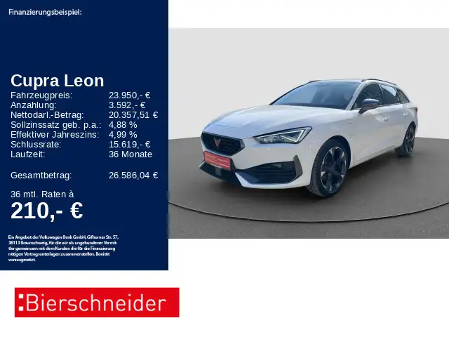 CUPRA Leon SP 1.4 TSI e-Hybrid 18 PANO LED ACC NAVI SH