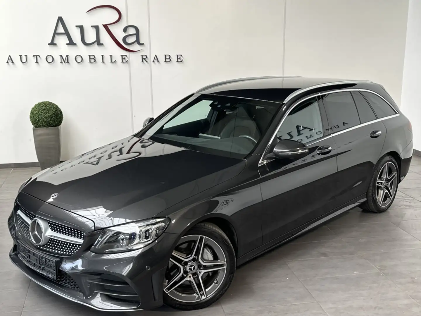 Mercedes-Benz C 200 T AMG-Line NAV+LED+AHK+BURMESTER+DISTRONIC Grau - 1