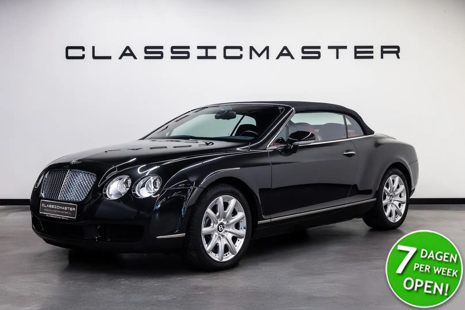 Bentley Continental GTC 6.0 W12 Btw auto, Fiscale waarde € 22.000,- (€ 60. Zwart - 1