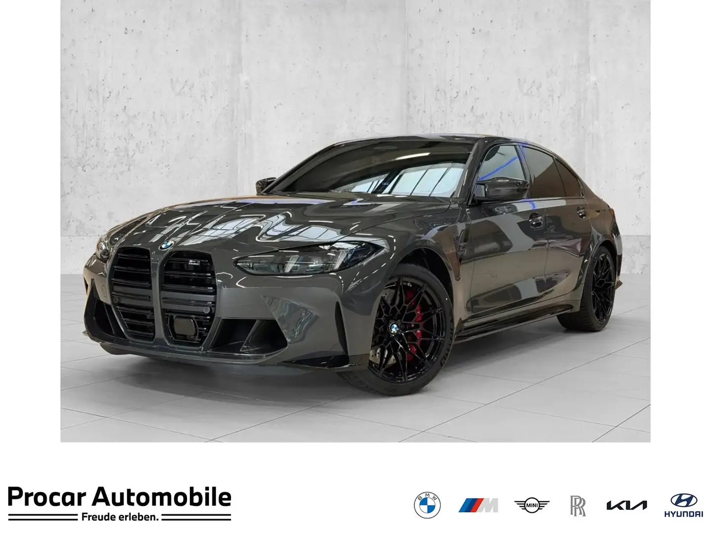 BMW M3 Competition M xDrive+M Drivers+HUD+ACC+LED+HIFI+PA Grau - 1