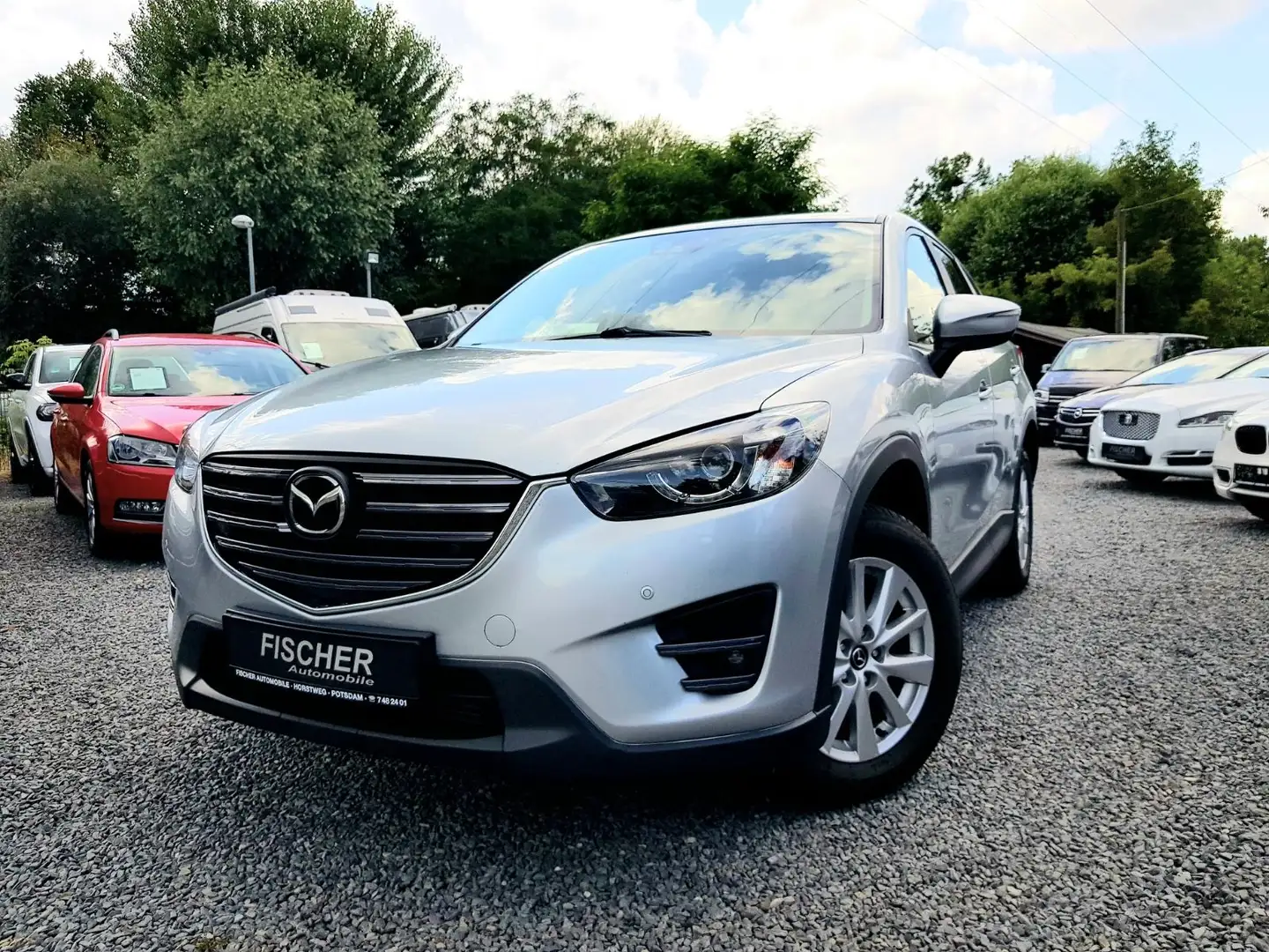 Mazda CX-5 Sports-Line AWD+LEDER+LED+NAVI+BOSE Silber - 1