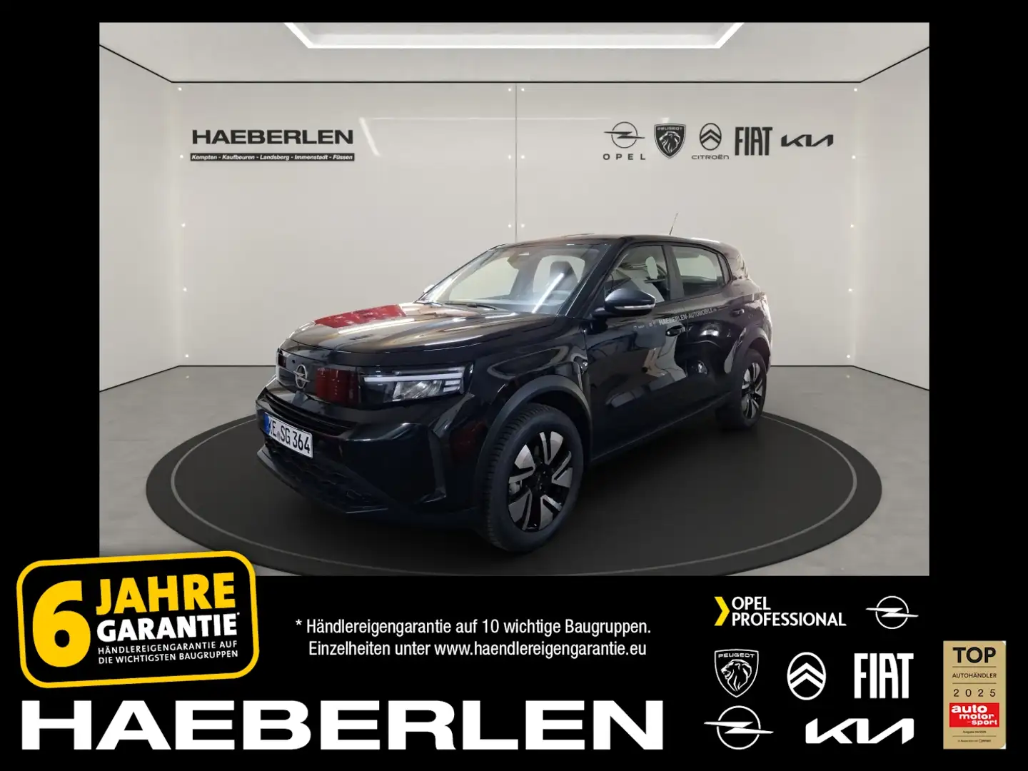Opel Frontera 1.2 Edition 74kW LED*Sitzh.*PDC* Schwarz - 1