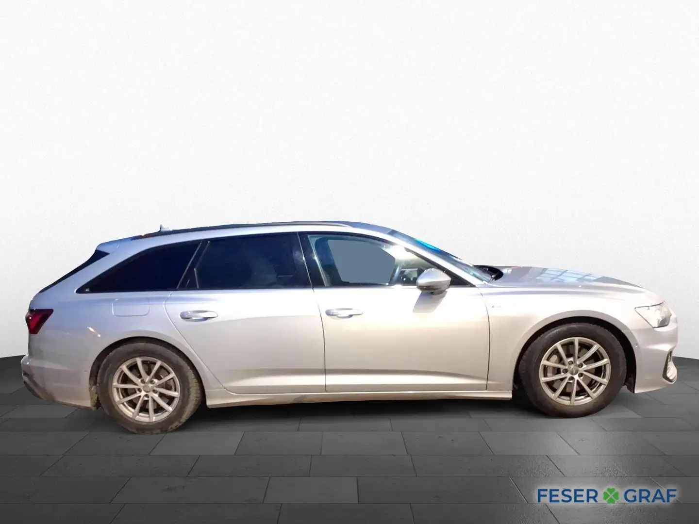 Audi A6 Avant 45TDI qu./S line/HD-Matrix/Standhzg/AHK/Kame Silber - 2