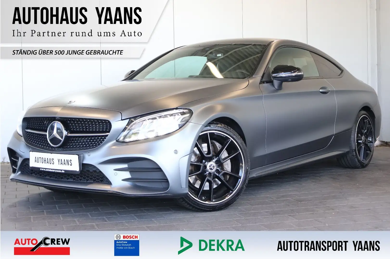 Mercedes-Benz C 300 AMG NIGHT+WIDE+360°+BURMESTER+LED+19" Gris - 1