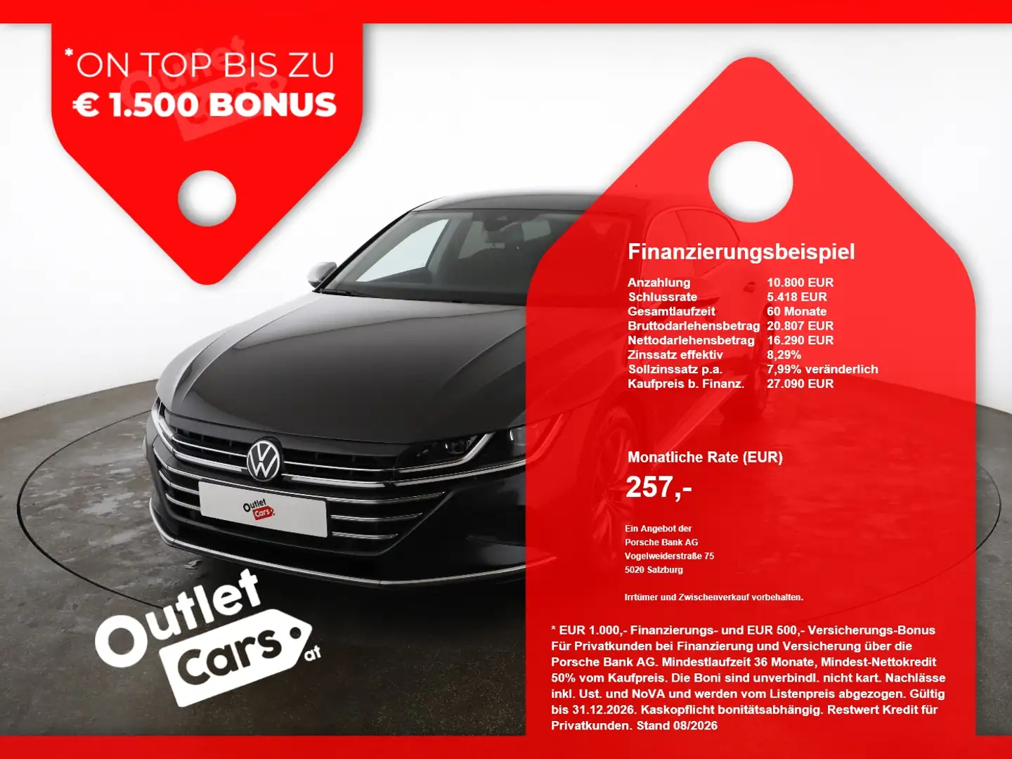 Volkswagen Arteon Shooting Brake 2.0 TDI Elegance IQLight Grau - 1