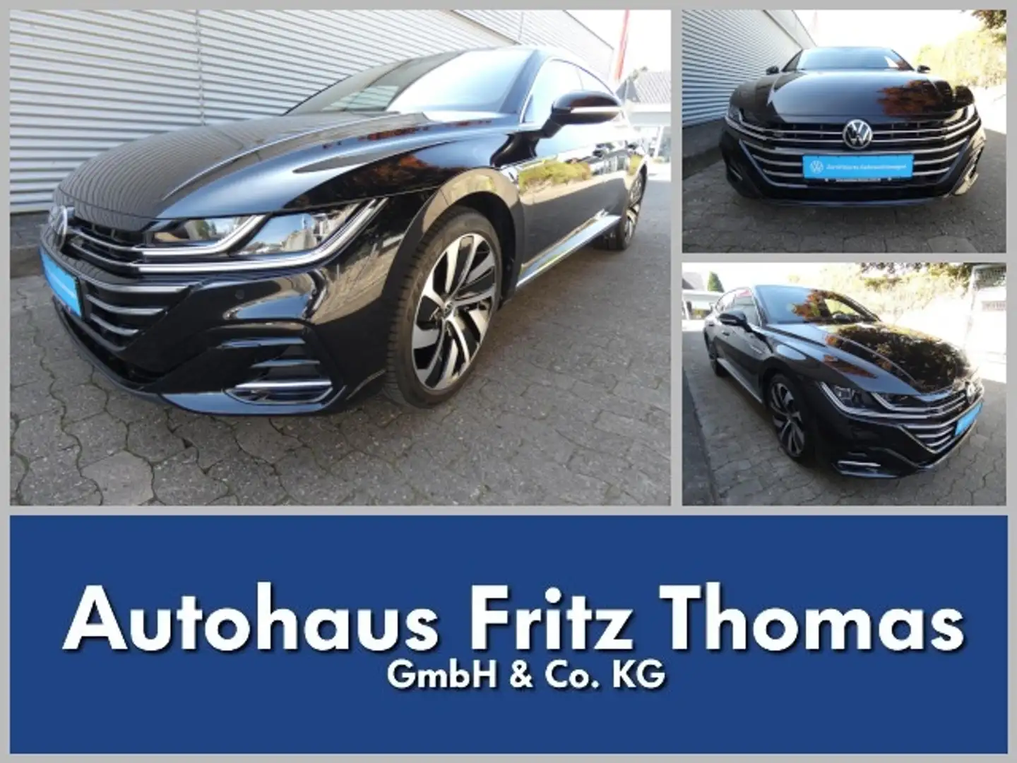 Volkswagen Arteon Shootingbrake 2.0 TDI DSG 4Motion R-Line LED Navi Schwarz - 1