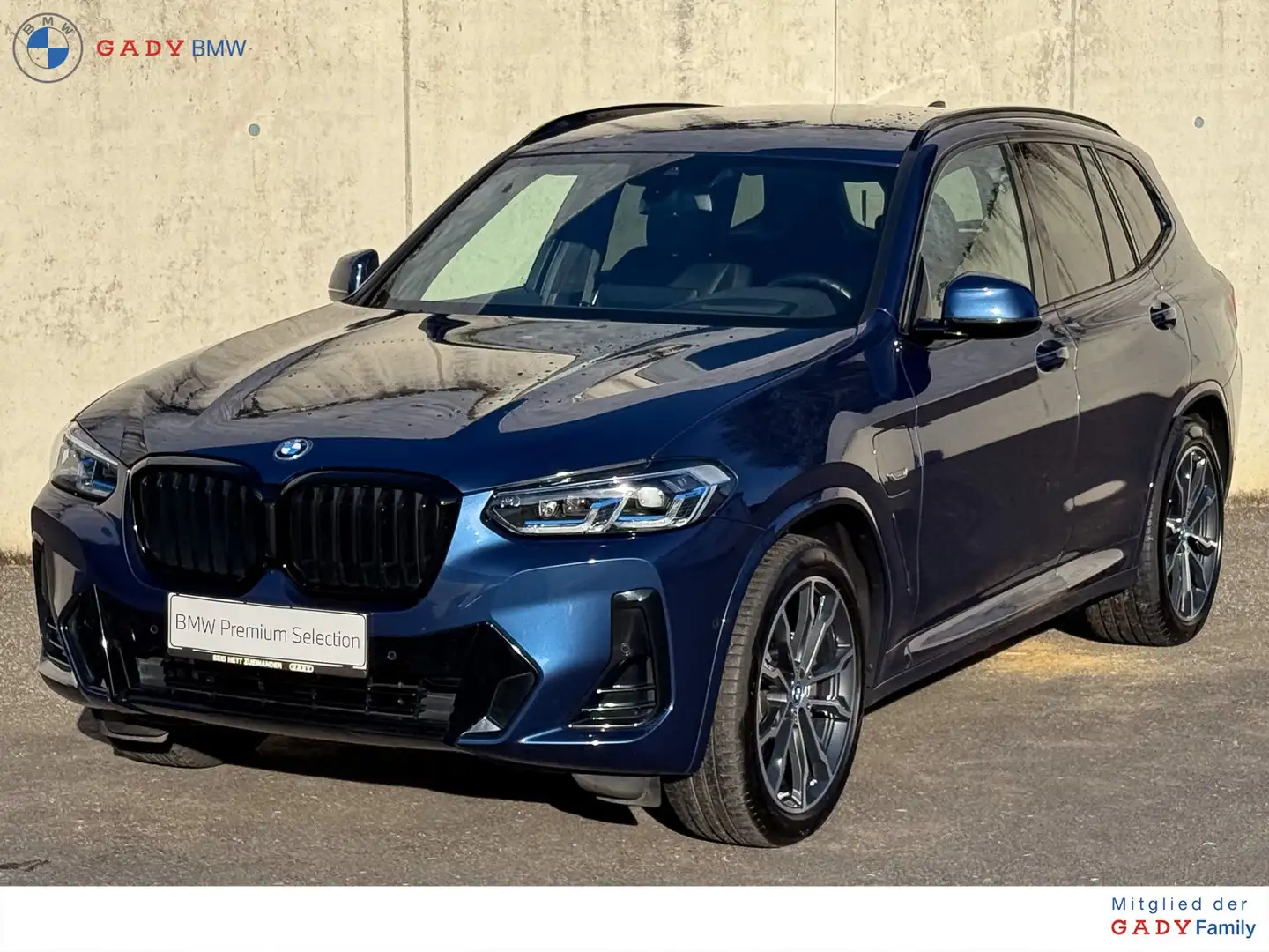 BMW X3 xDrive30e Blau - 1