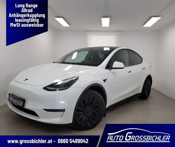 Tesla Model Y Long Range AWD 79kWh,leasingfähig,AHK, Allrad