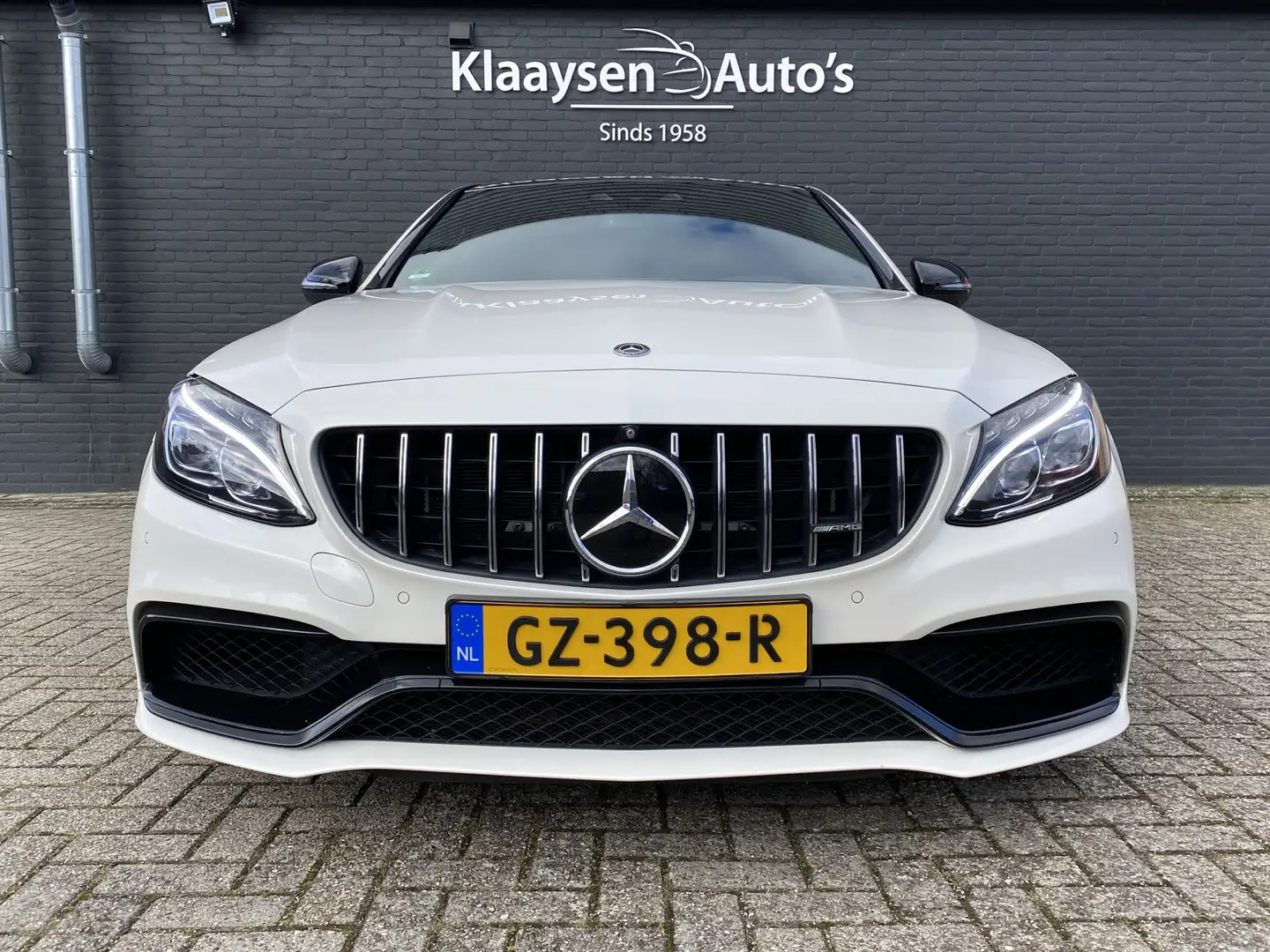 Mercedes-Benz C 63 AMG C63 V8 476 pk AUT. | NL auto | panoramadak | leder Weiß - 2
