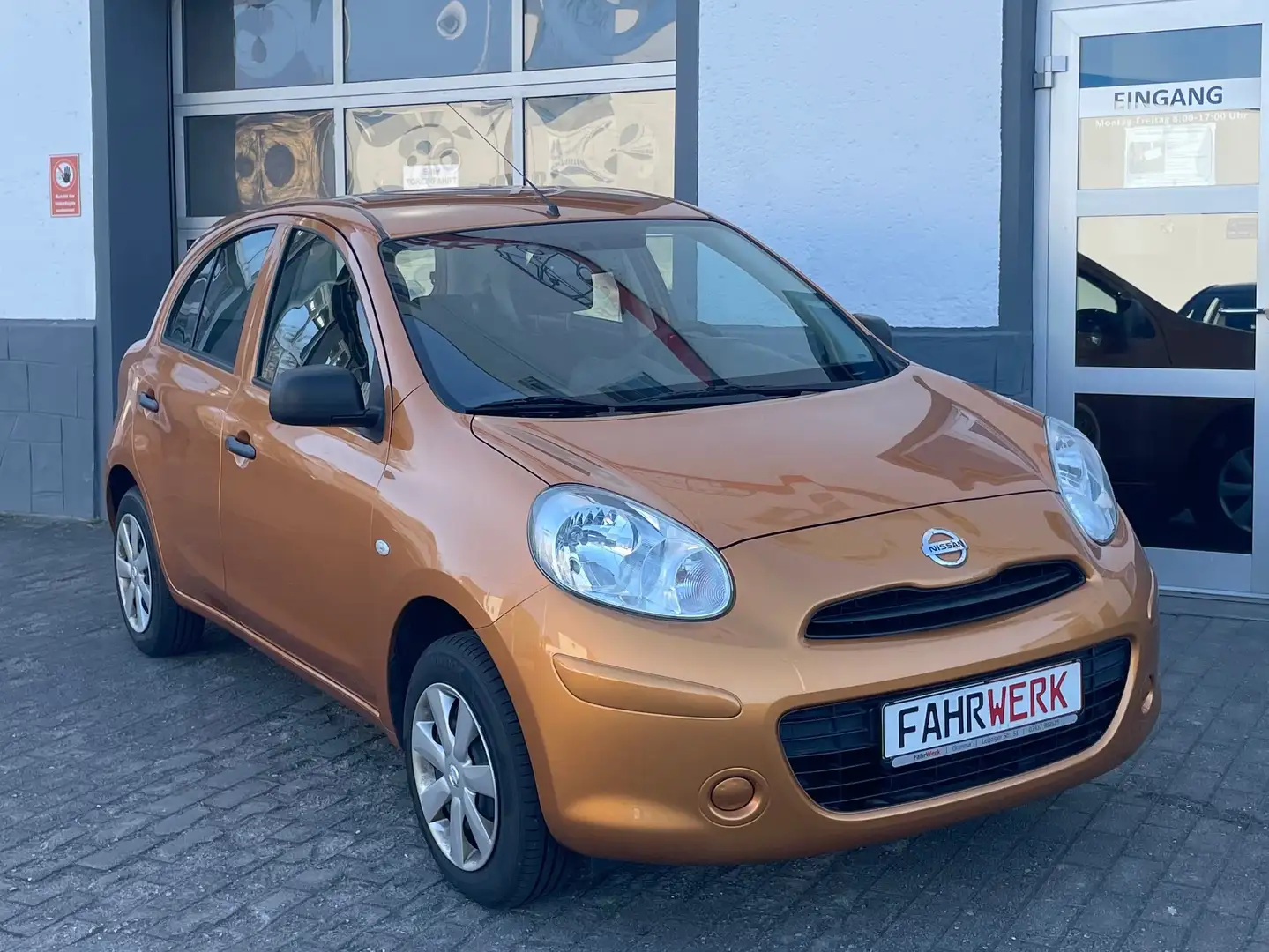 Nissan Micra Visia First Klima FH ZV BT Servo TÜV NEU Orange - 1