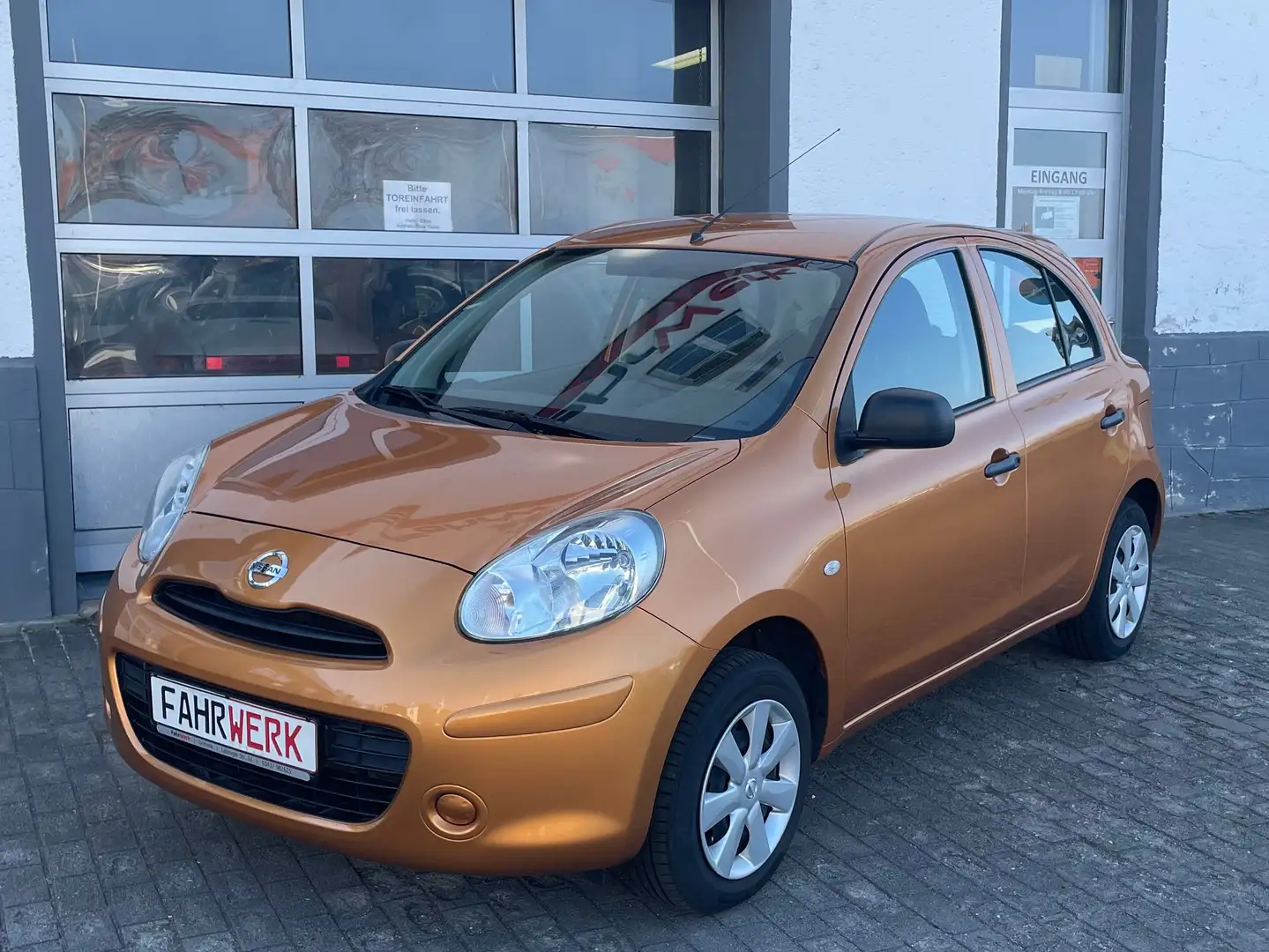 Nissan Micra Visia First Klima FH ZV BT Servo TÜV NEU Orange - 2
