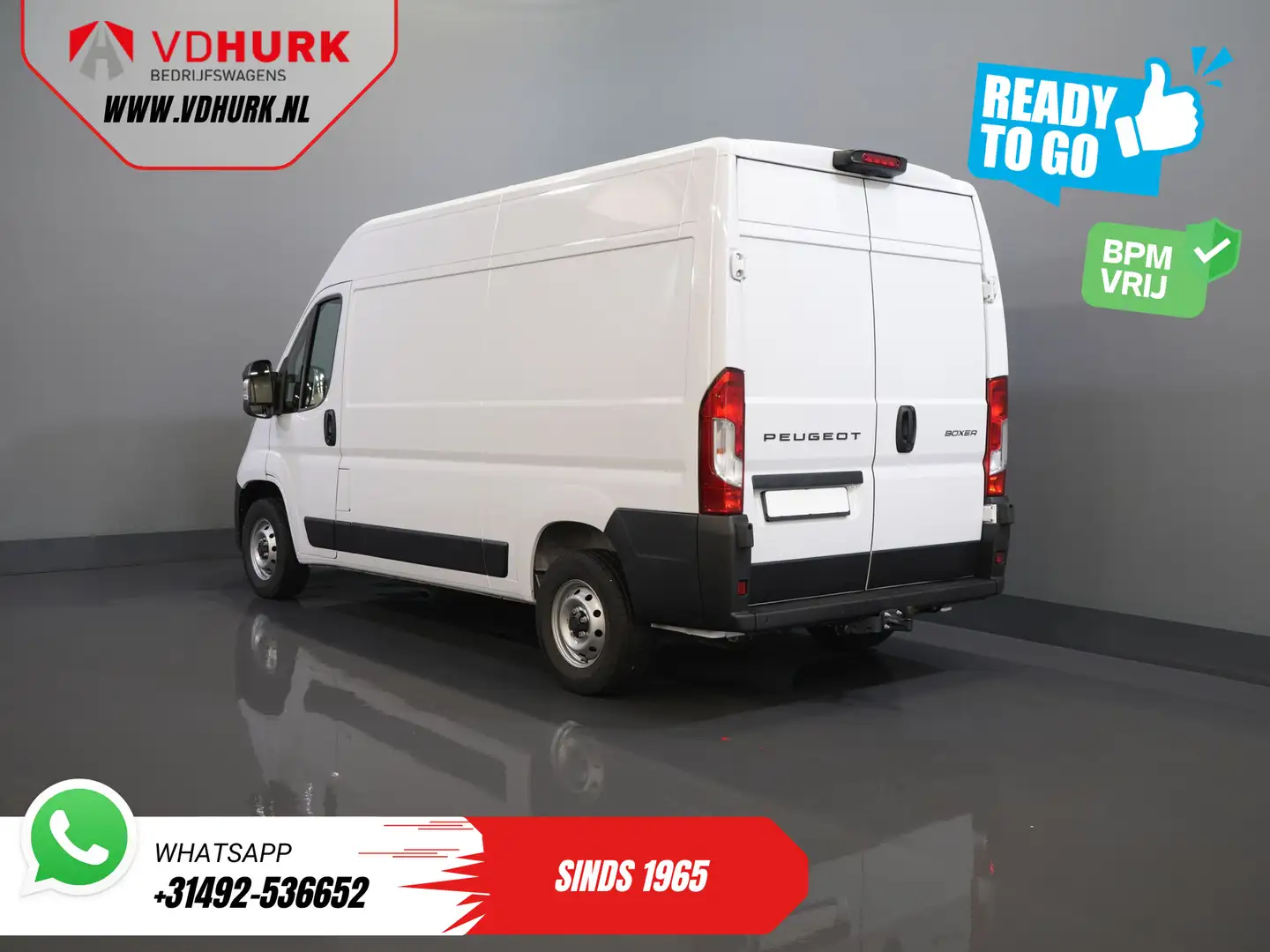 Peugeot Boxer 2.2 HDI 140 pk L2H2 BPM VRIJ! 2.5t Trekverm./ Crui Wit - 2