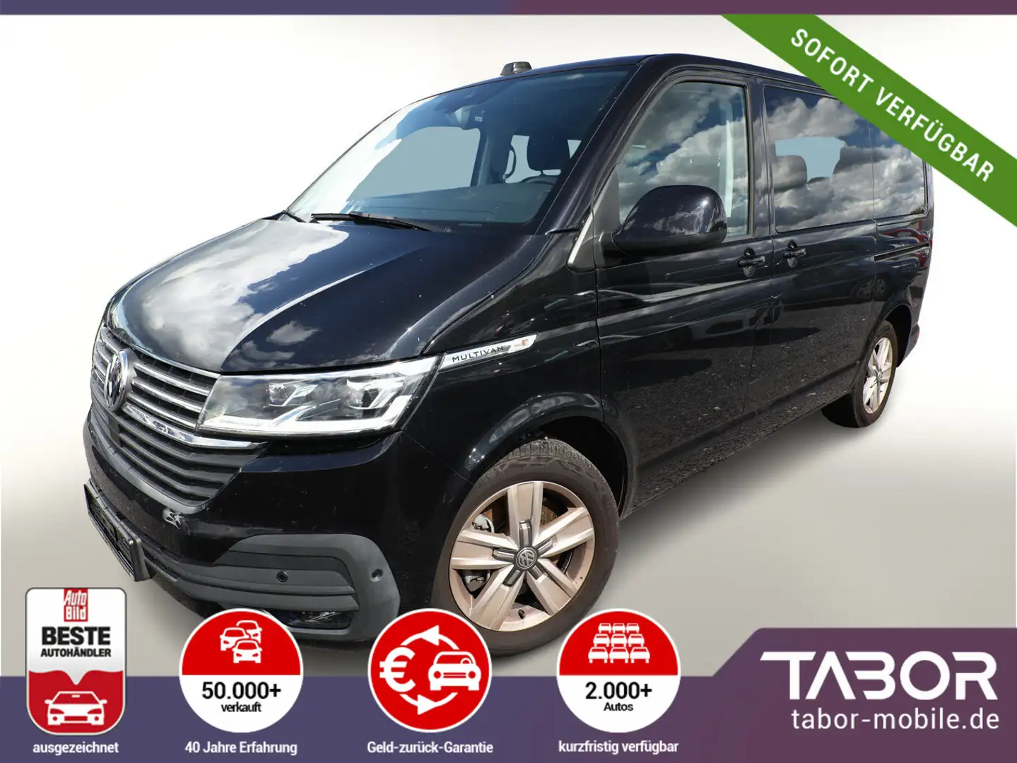 Volkswagen T6.1 Multivan .1 Multivan 2.0 TDI 204 DSG 4M Comfortline 7-S Schwarz - 1