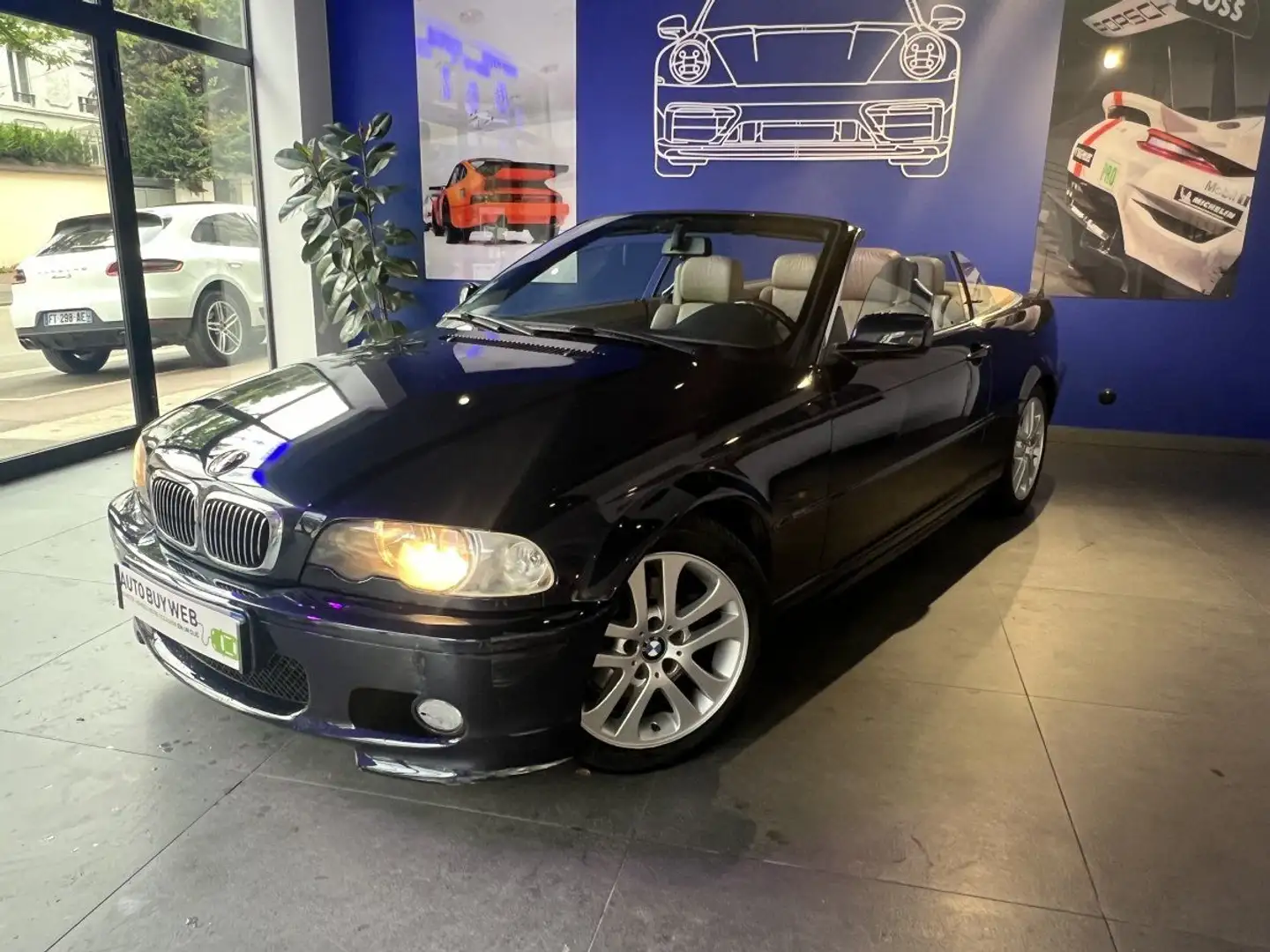 BMW 325 SERIE CAB E46 Cab 325i Ci A Bleu - 1