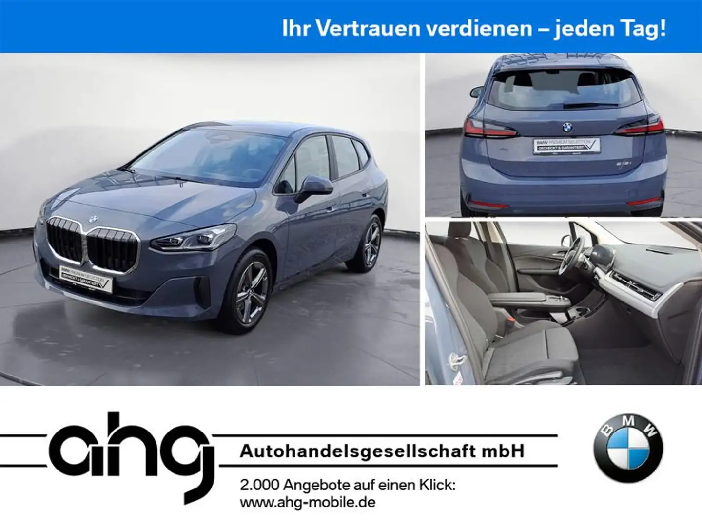 BMW 218 DCT AHK Sportsitze Grigio - 1